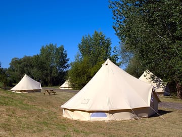 Bell tent exterior