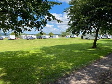 View to the pitches