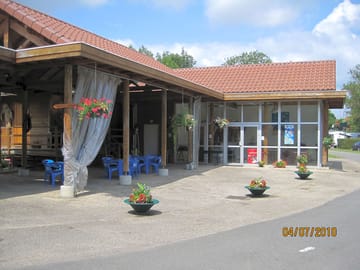 Main building and bar