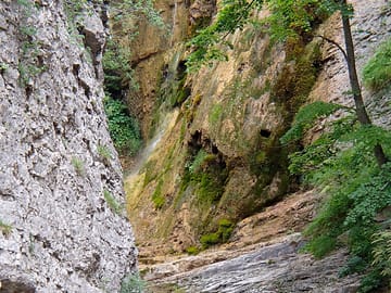Canyoning available near the site