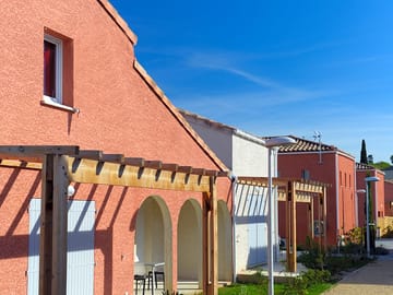 Outside of the villas