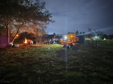 Pitches at night