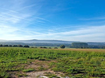 View from purbeck view campsite