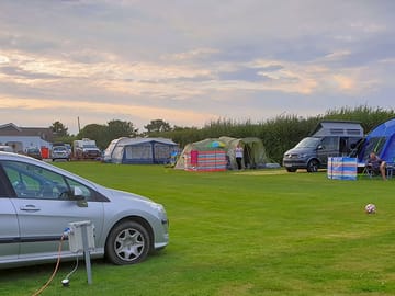 Main field - pitches with electric