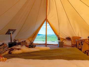 View from the bed