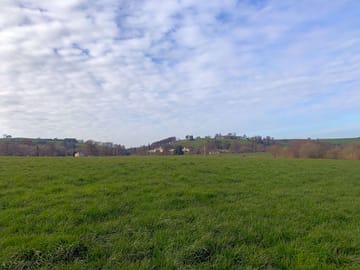 Tent camping in the devon countryside
