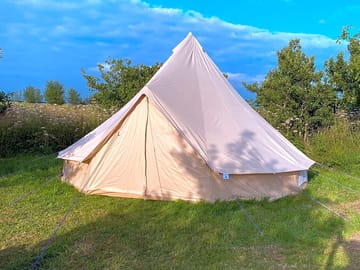 Bell tent exterior