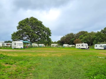 View across the campsite