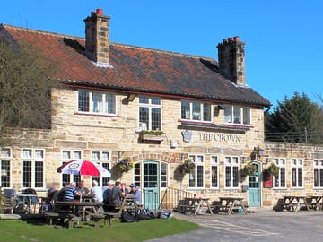 The front of the crown