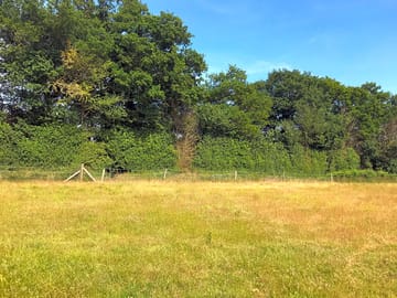 Your pitch will be in a quiet field where you can see for miles across the green fields of the valle