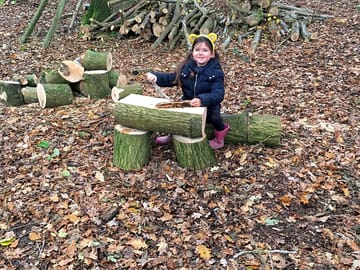 Chopping wood