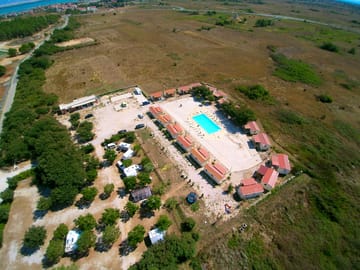 Aerial view of the site