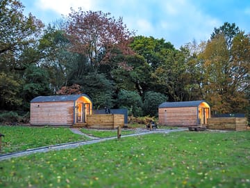 The pods at night
