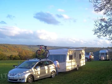 Caravans on site