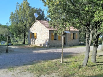Outside the cottage