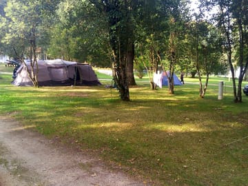 Pitches with lake view