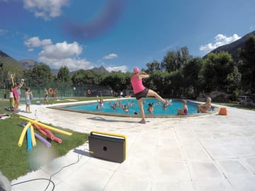 Aqua gym classes in summer