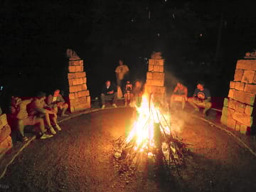 Fire at the site