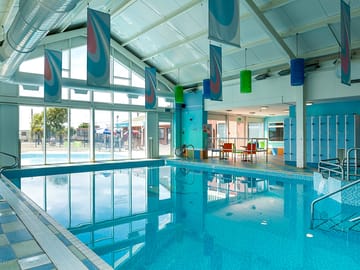 Indoor pool, martello beach holiday park
