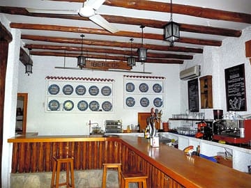 The bar-restaurant