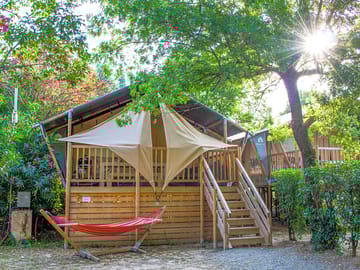 Exterior of the tent