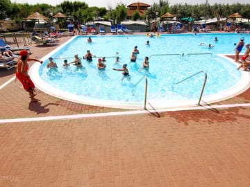 Aquagym in the swimming pool