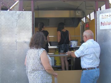 Intérieur tube frites