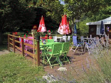 Relax and enjoy a cool drink in the terrace
