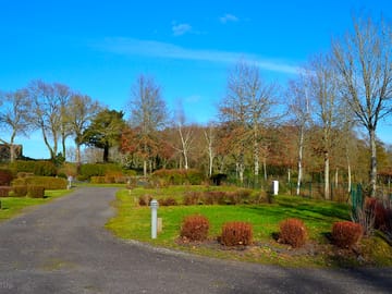 Neatly landscaped site