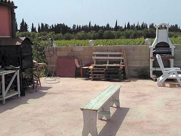 Communal barbecue area
