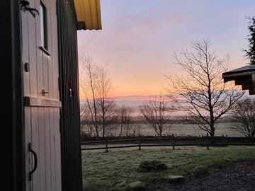 Sunrise over the fields