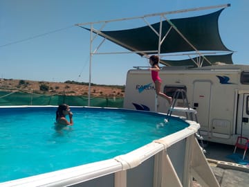 Open-air pool