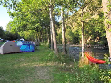 A riverside location