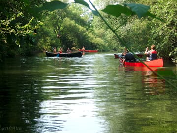 Canoeing on the river