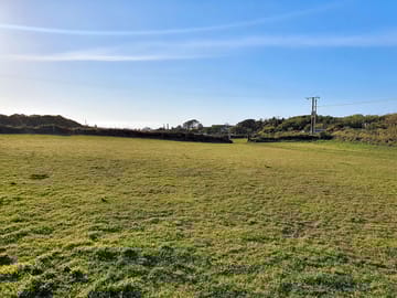Our lovely campsite fields