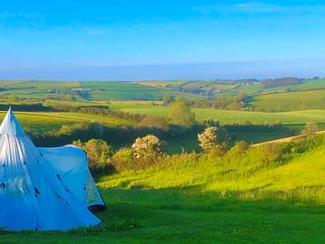 Views across Devon fields