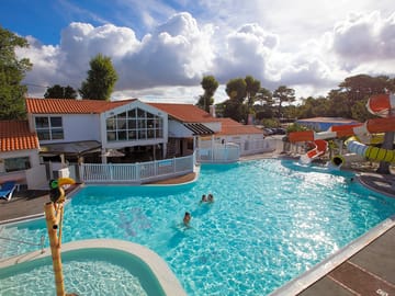 View of the outdoor pool area