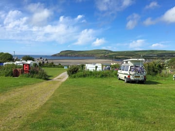 View from the top field of Morawelon campsite