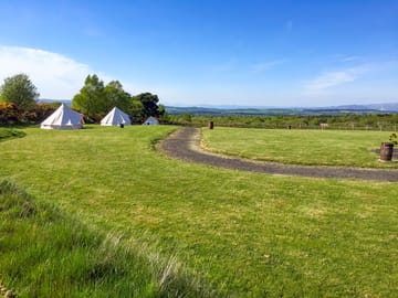 Path running through the field
