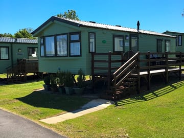 Front view of Moorland and decking