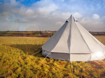Bell tent exterior