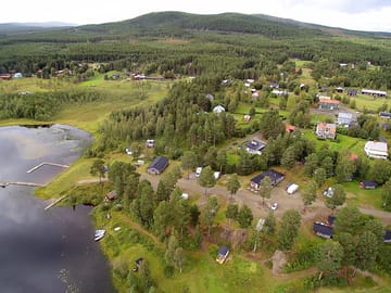 Aerial view of the site
