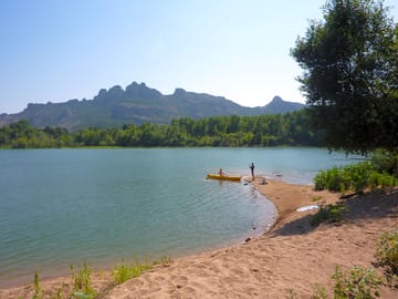 The lake at Roquebrune