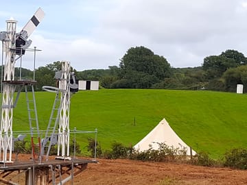 Pitch next to the railway line