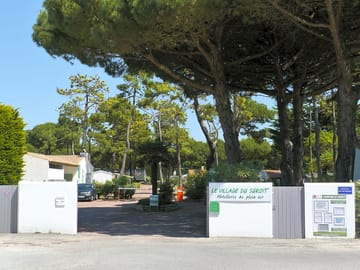 The entrance