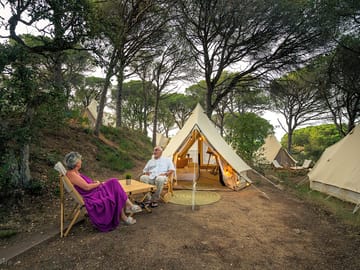 Bell tent pitches