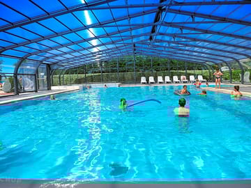 Covered swimming pool
