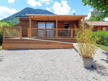Disabled friendly lodge exterior