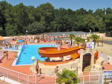 The pool area