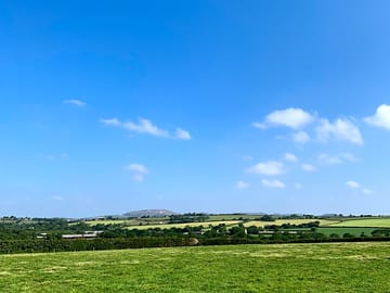 View from the camping field